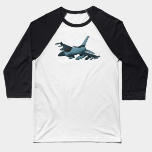 Military fighter jet plane cartoon Baseball T-Shirt